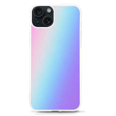 Pastel Rainbow, Color iPhone 15 TPU UV Print Case from ArtsNow.com Front