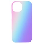 Pastel Rainbow, Color iPhone 15 Black UV Print PC Hardshell Case