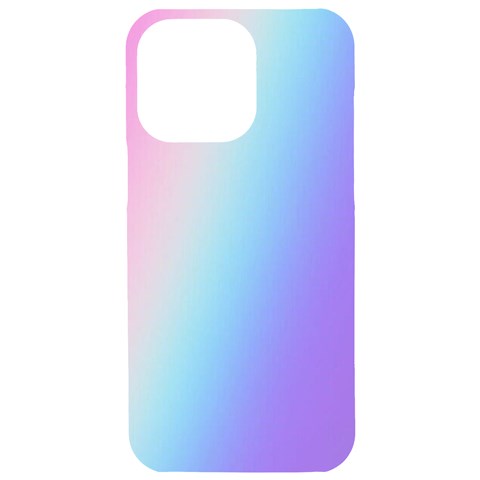 Pastel Rainbow, Color iPhone 15 Pro Max Black UV Print PC Hardshell Case from ArtsNow.com Front