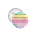 Pastel, Butterfly, Spring, Stripes, 1.75  Buttons