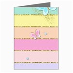 Pastel, Butterfly, Spring, Stripes, Greeting Card