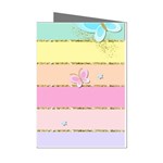 Pastel, Butterfly, Spring, Stripes, Mini Greeting Cards (Pkg of 8)