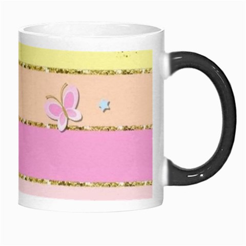 Pastel, Butterfly, Spring, Stripes, Morph Mug from ArtsNow.com Right