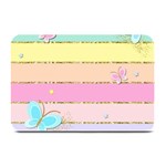 Pastel, Butterfly, Spring, Stripes, Plate Mats