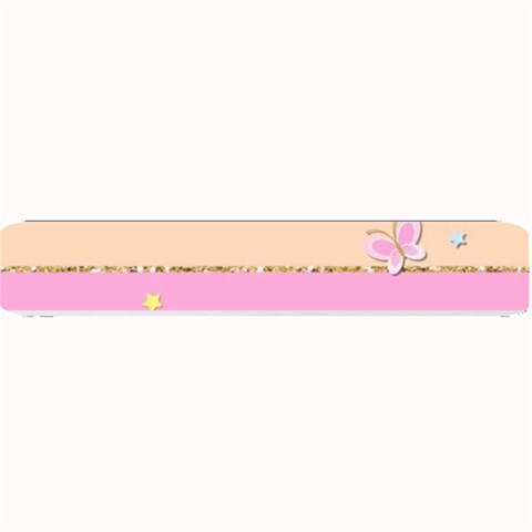 Pastel, Butterfly, Spring, Stripes, Small Bar Mat from ArtsNow.com 24 x4  Bar Mat