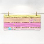 Pastel, Butterfly, Spring, Stripes, Hand Towel