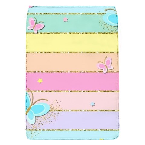 Pastel, Butterfly, Spring, Stripes, Removable Flap Cover (S) from ArtsNow.com Front