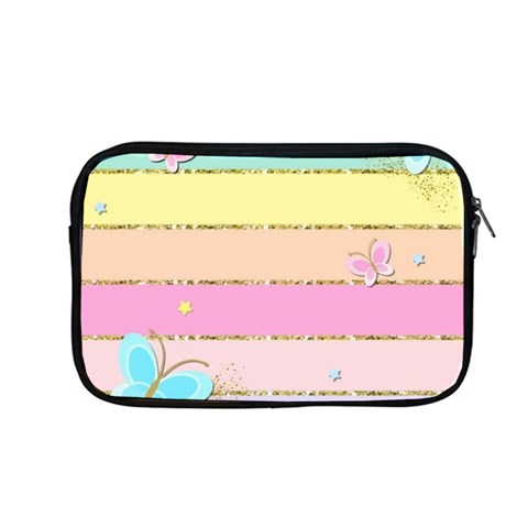 Pastel, Butterfly, Spring, Stripes, Apple MacBook Pro 13  Zipper Case from ArtsNow.com Front