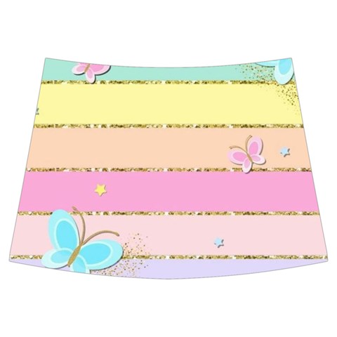 Pastel, Butterfly, Spring, Stripes, Kids  Midi Sailor Dress from ArtsNow.com Front Skirt