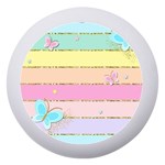 Pastel, Butterfly, Spring, Stripes, Dento Box with Mirror