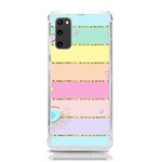 Pastel, Butterfly, Spring, Stripes, Samsung Galaxy S20 6.2 Inch TPU UV Case