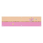 Pastel, Butterfly, Spring, Stripes, Banner and Sign 4  x 1 