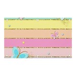 Pastel, Butterfly, Spring, Stripes, Banner and Sign 5  x 3 