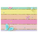 Pastel, Butterfly, Spring, Stripes, Banner and Sign 6  x 4 