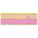 Pastel, Butterfly, Spring, Stripes, Banner and Sign 9  x 3 