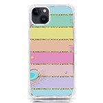 Pastel, Butterfly, Spring, Stripes, iPhone 14 Plus TPU UV Print Case