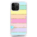 Pastel, Butterfly, Spring, Stripes, iPhone 14 Pro Max TPU UV Print Case