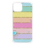 Pastel, Butterfly, Spring, Stripes, iPhone 13 TPU UV Print Case