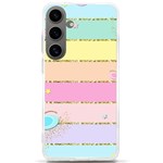 Pastel, Butterfly, Spring, Stripes, Samsung Galaxy S24 Ultra 6.9 Inch TPU UV Case