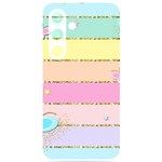 Pastel, Butterfly, Spring, Stripes, Samsung Galaxy S24 6.2 Inch Black TPU UV Case