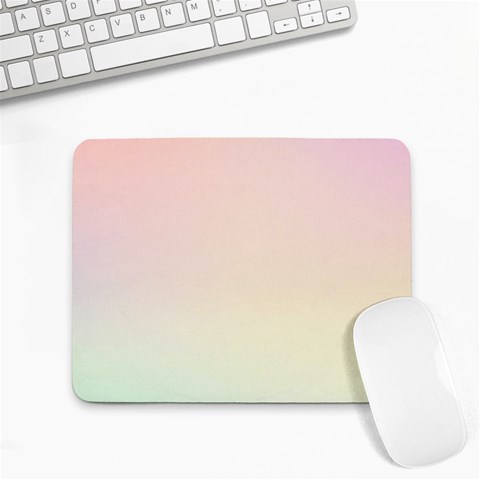 Rainbow Pastel, Purple, Gradient, Light, Led, Pink, Simple Small Mousepad from ArtsNow.com Front