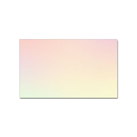 Rainbow Pastel, Purple, Gradient, Light, Led, Pink, Simple Sticker (Rectangular) from ArtsNow.com Front