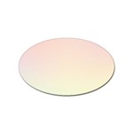 Rainbow Pastel, Purple, Gradient, Light, Led, Pink, Simple Sticker Oval (100 pack)