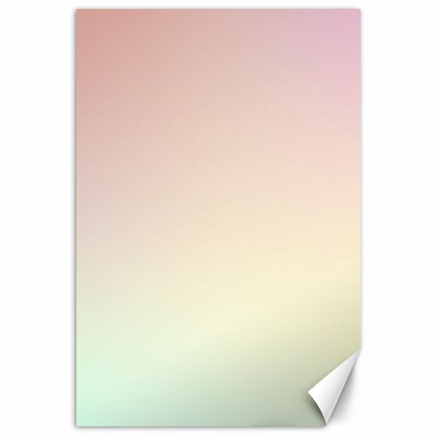 Rainbow Pastel, Purple, Gradient, Light, Led, Pink, Simple Canvas 12  x 18  from ArtsNow.com 11.88 x17.36  Canvas - 1