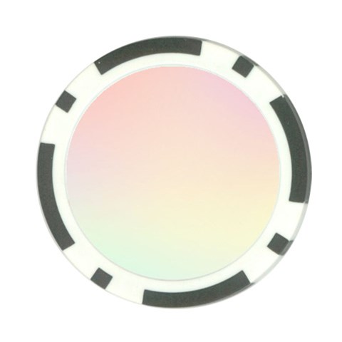 Rainbow Pastel, Purple, Gradient, Light, Led, Pink, Simple Poker Chip Card Guard from ArtsNow.com Back