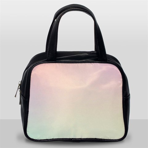 Rainbow Pastel, Purple, Gradient, Light, Led, Pink, Simple Classic Handbag (One Side) from ArtsNow.com Front