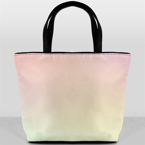 Rainbow Pastel, Purple, Gradient, Light, Led, Pink, Simple Bucket Bag from ArtsNow.com Back