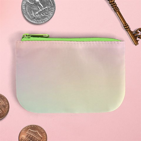 Rainbow Pastel, Purple, Gradient, Light, Led, Pink, Simple Mini Coin Purse from ArtsNow.com Front