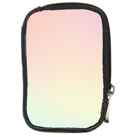 Rainbow Pastel, Purple, Gradient, Light, Led, Pink, Simple Compact Camera Leather Case from ArtsNow.com Front