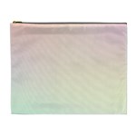 Rainbow Pastel, Purple, Gradient, Light, Led, Pink, Simple Cosmetic Bag (XL)