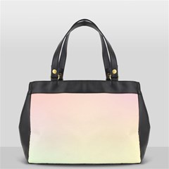 Rainbow Pastel, Purple, Gradient, Light, Led, Pink, Simple Oversize Office Handbag (2 Sides) from ArtsNow.com Front