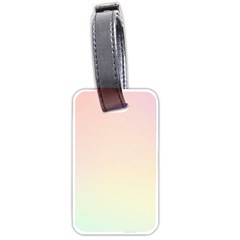 Rainbow Pastel, Purple, Gradient, Light, Led, Pink, Simple Luggage Tag (two sides) from ArtsNow.com Front