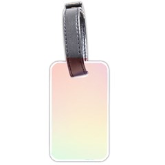 Rainbow Pastel, Purple, Gradient, Light, Led, Pink, Simple Luggage Tag (two sides) from ArtsNow.com Back