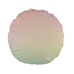 Rainbow Pastel, Purple, Gradient, Light, Led, Pink, Simple Standard 15  Premium Round Cushions from ArtsNow.com Front