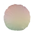 Rainbow Pastel, Purple, Gradient, Light, Led, Pink, Simple Standard 15  Premium Round Cushions