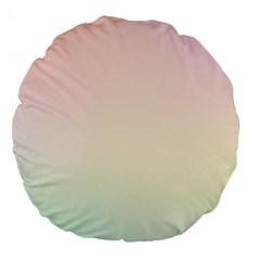 Rainbow Pastel, Purple, Gradient, Light, Led, Pink, Simple Large 18  Premium Flano Round Cushions from ArtsNow.com Front