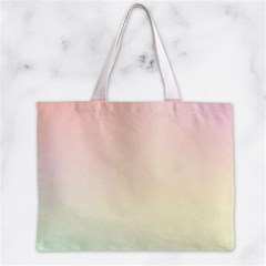 Rainbow Pastel, Purple, Gradient, Light, Led, Pink, Simple Zipper Mini Tote Bag from ArtsNow.com Back