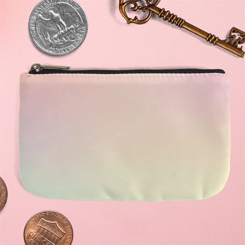 Rainbow Pastel, Purple, Gradient, Light, Led, Pink, Simple Large Coin Purse from ArtsNow.com Front