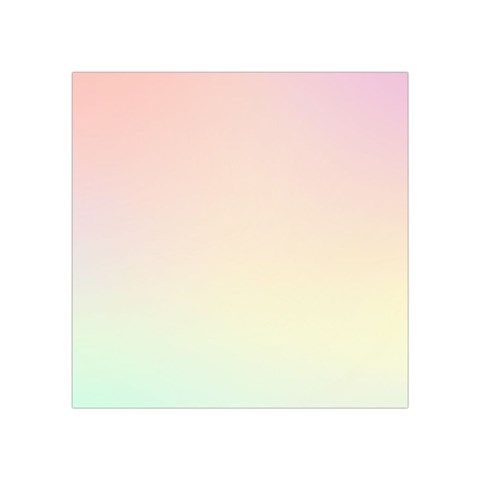 Rainbow Pastel, Purple, Gradient, Light, Led, Pink, Simple Square Tapestry (Small) from ArtsNow.com Front