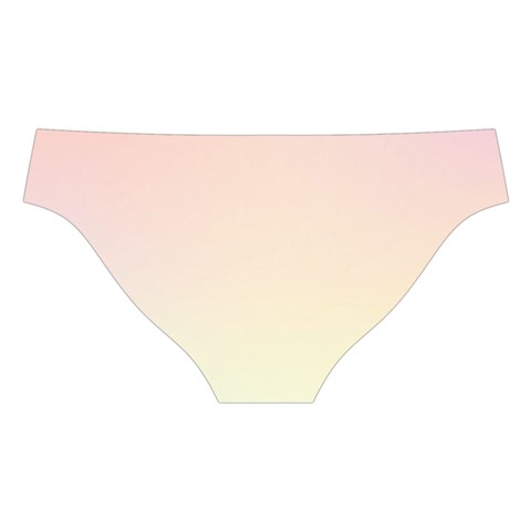 Rainbow Pastel, Purple, Gradient, Light, Led, Pink, Simple Cross Back Hipster Bikini Set from ArtsNow.com Back Under