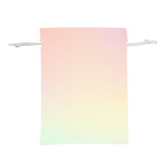 Rainbow Pastel, Purple, Gradient, Light, Led, Pink, Simple Lightweight Drawstring Pouch (M) from ArtsNow.com Front