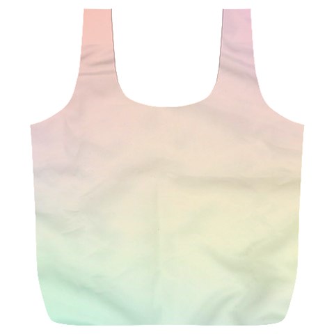 Rainbow Pastel, Purple, Gradient, Light, Led, Pink, Simple Full Print Recycle Bag (XXL) from ArtsNow.com Front