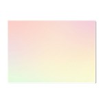 Rainbow Pastel, Purple, Gradient, Light, Led, Pink, Simple Crystal Sticker (A4)