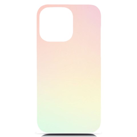 Rainbow Pastel, Purple, Gradient, Light, Led, Pink, Simple iPhone 14 Pro Max Black UV Print Case from ArtsNow.com Front