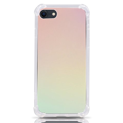 Rainbow Pastel, Purple, Gradient, Light, Led, Pink, Simple iPhone SE from ArtsNow.com Front