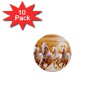 Seven Horses, Sun 1  Mini Buttons (10 pack) 